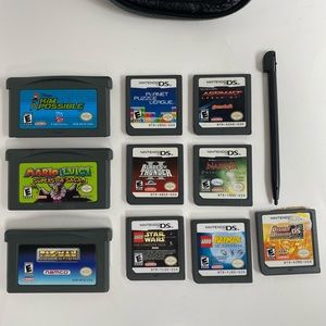 Nintendo DS games lot of 10 : Star Wars, Batman